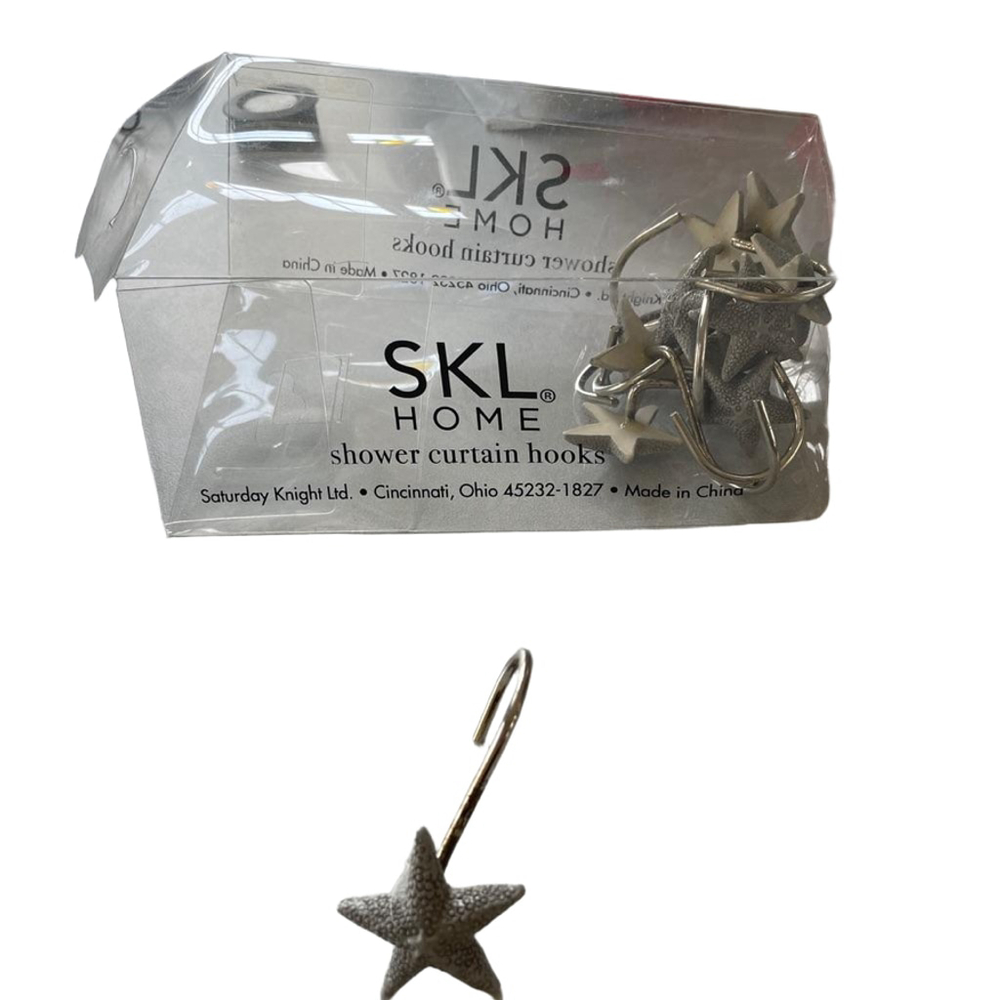 SKL Home Shower Curtain Hooks Silver